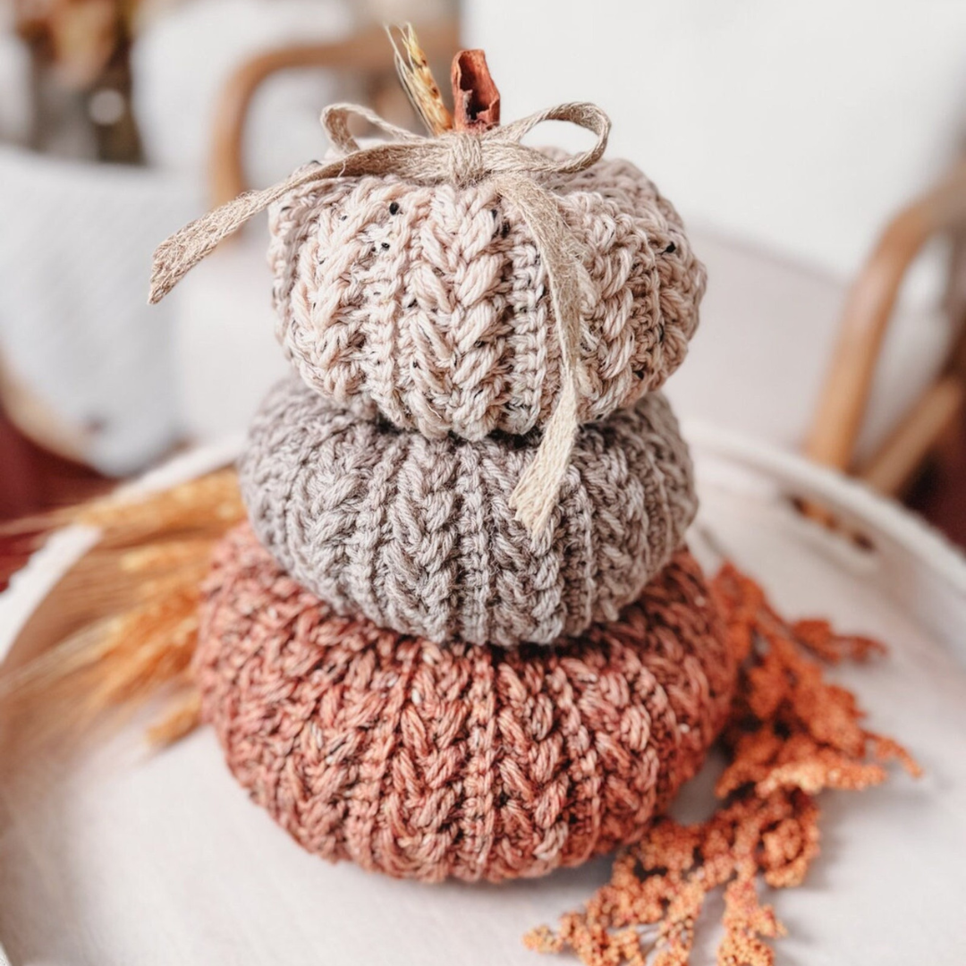 Crochet Pumpkin Trio Pattern
