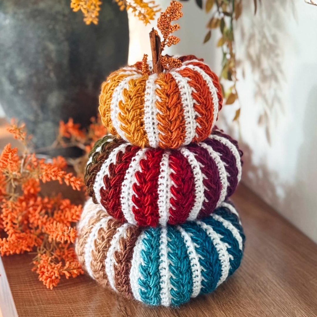 Crochet Pumpkin Trio Pattern