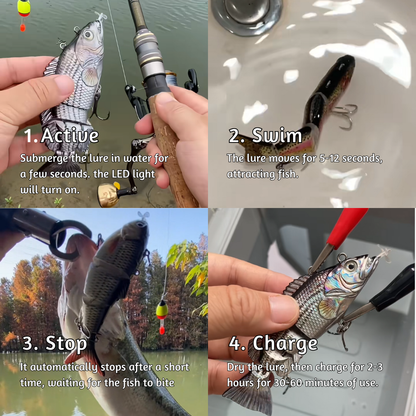 Robotic Swimming Fishing Lure