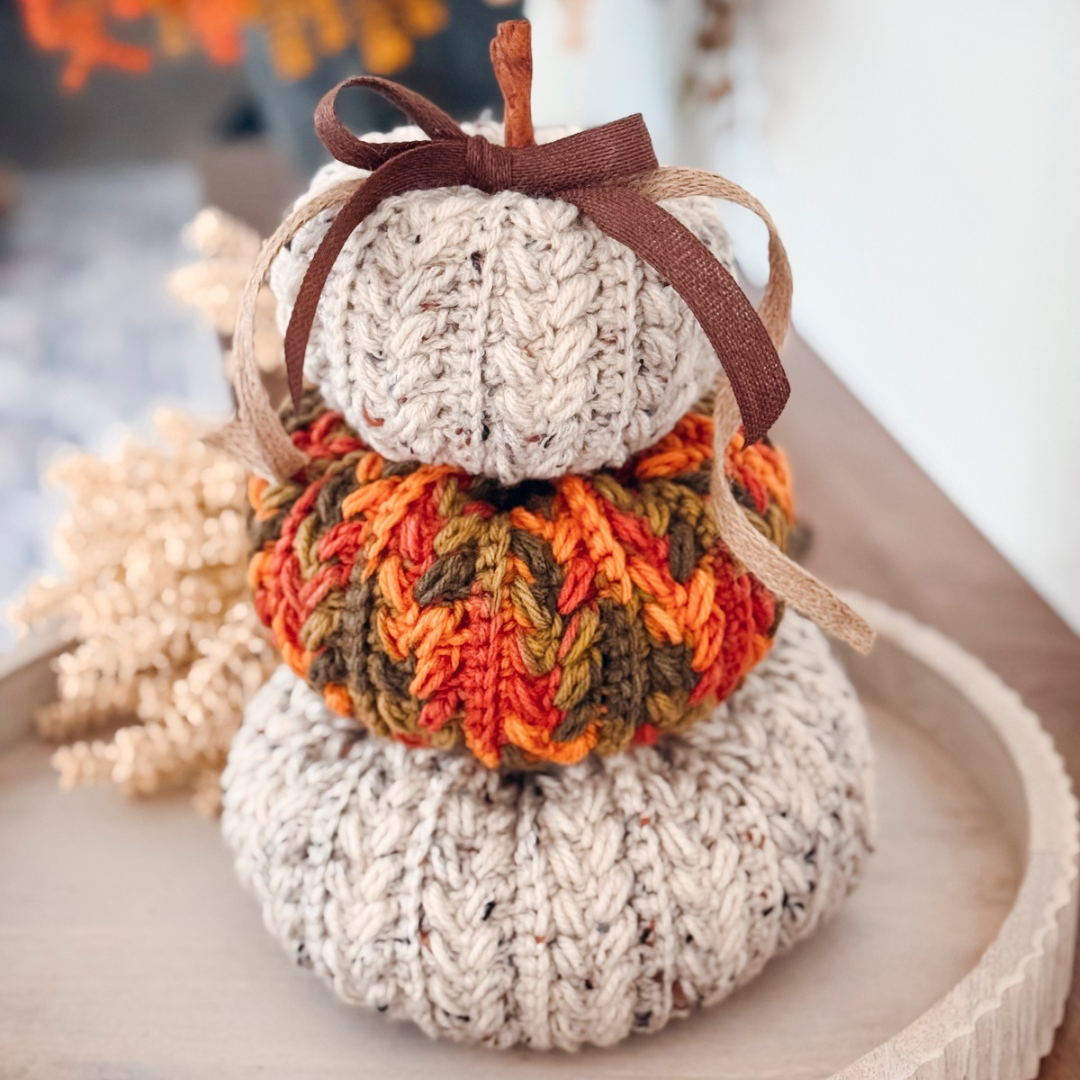 Crochet Pumpkin Trio Pattern