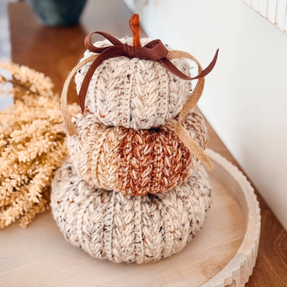 Crochet Pumpkin Trio Pattern