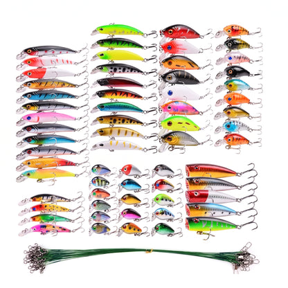 84-Piece Fishing Lure Kit