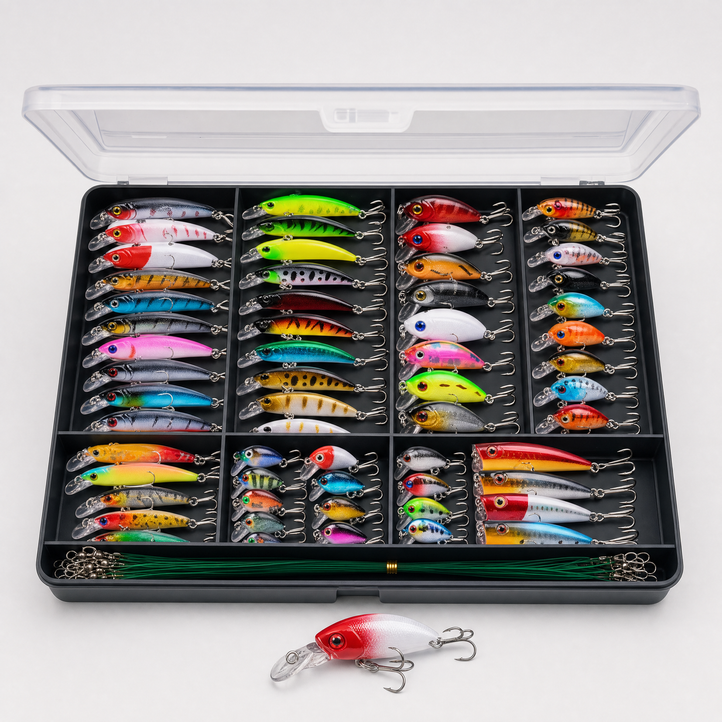84-Piece Fishing Lure Kit